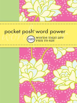 cover image of Pocket Posh Word Power